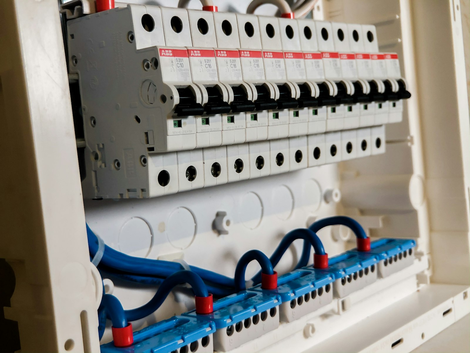 Circuit breaker and protection devices in a panel