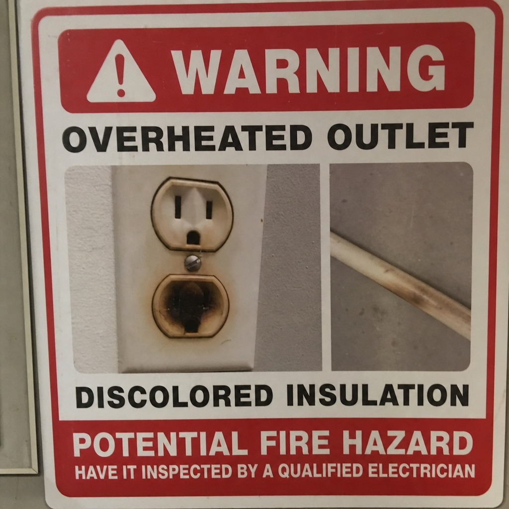 Undersized wire overheating warning signs