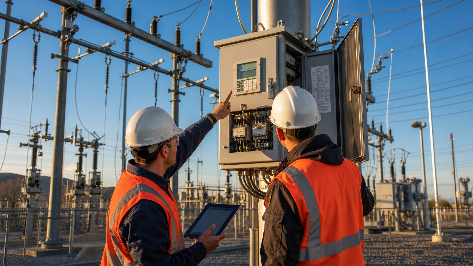 Nahu Group (NAHU Electric) case studies — substation and distribution metering projects