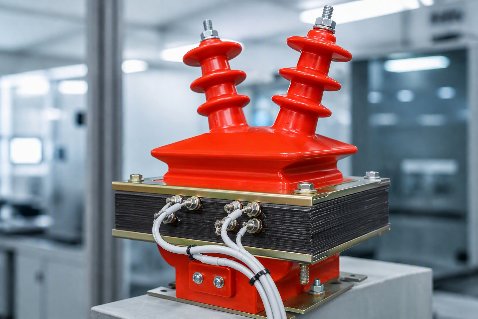 Voltage transformer secondary terminals and wiring inside a switchgear panel